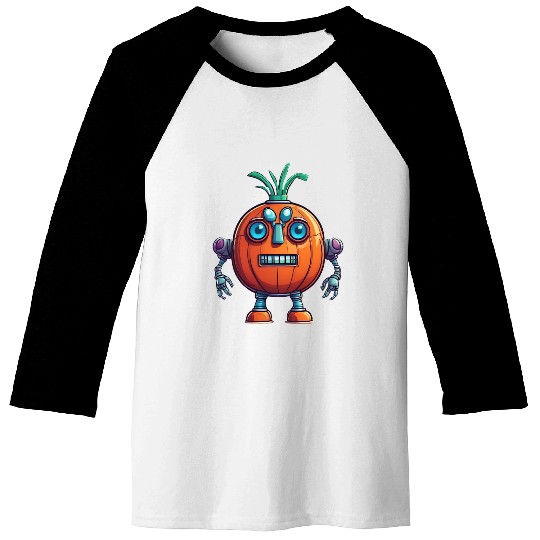 Robot Onion Baseball Tees