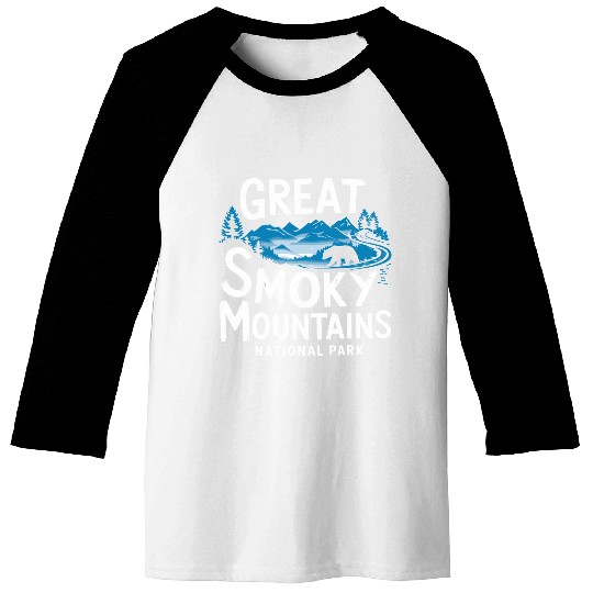 Great smoky mountains national park. Baseball Tees