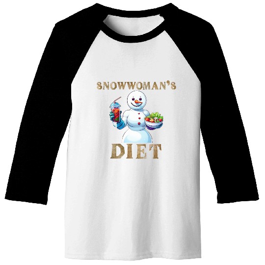 Snowwoman's Smoothie Surprise Baseball Tees