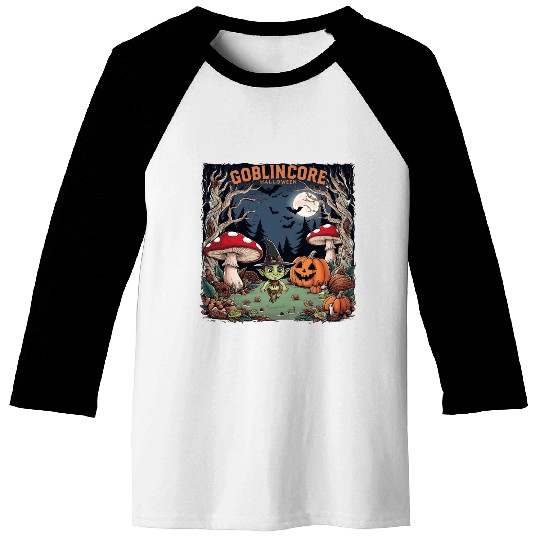 Halloween goblincore enchanted forest goblin Baseball Tees
