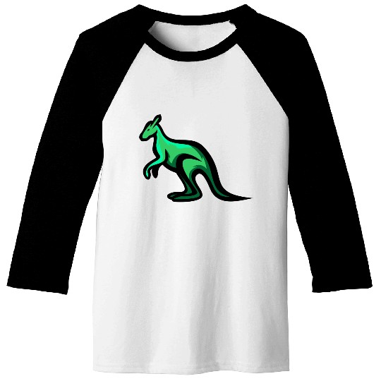 Jump into Style with Our Unique Kangaroo T Baseball Tees