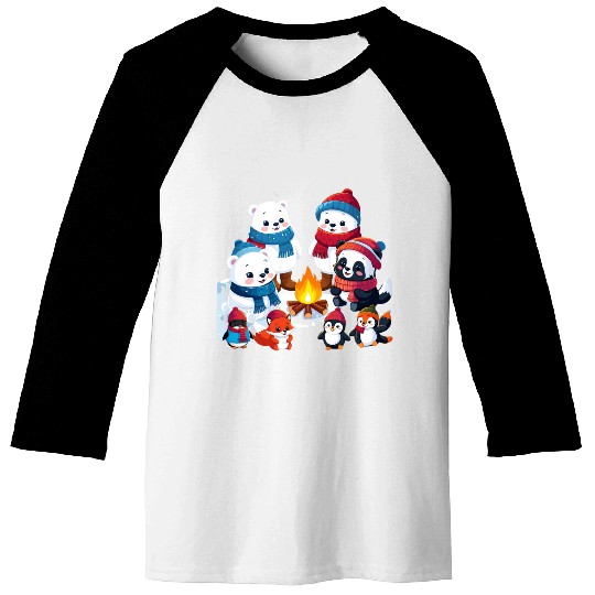 Winter Wonderland Critters Baseball Tees