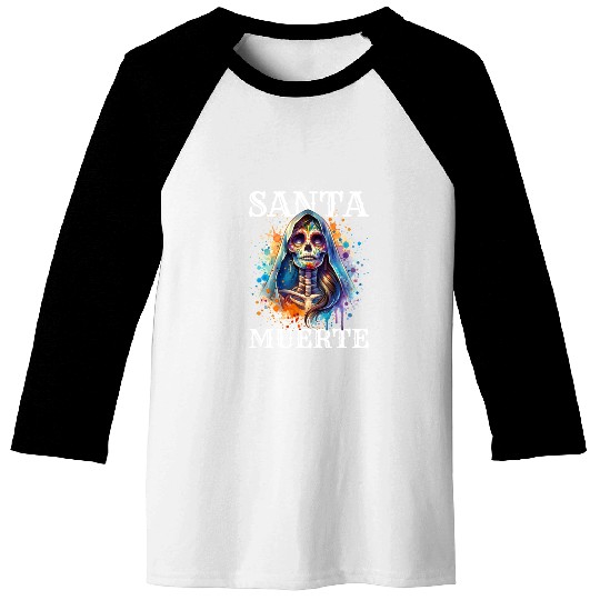 Santa Muerte for Karnival, Halloween and Día de Baseball Tees