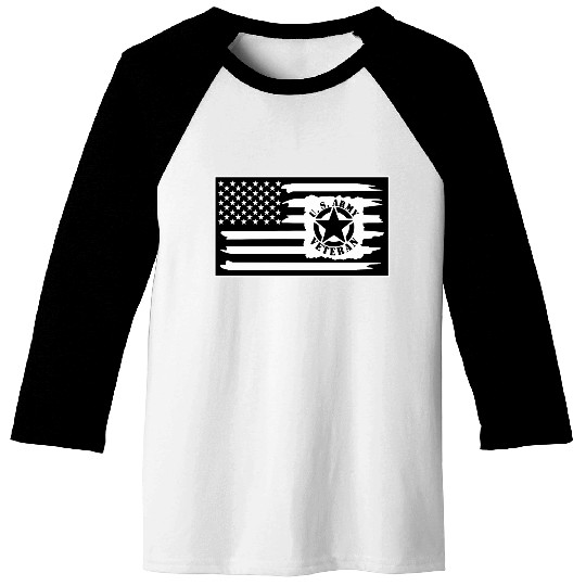 Army Veteran Flag LIKE US ON FB #USAPatriotGraphic Baseball Tees