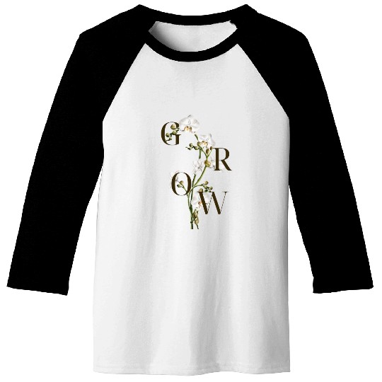 Grow Orchid Baseball Tees