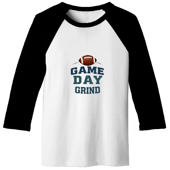 Game Day Challenge - Grind to the Finish, football Baseball Tees
