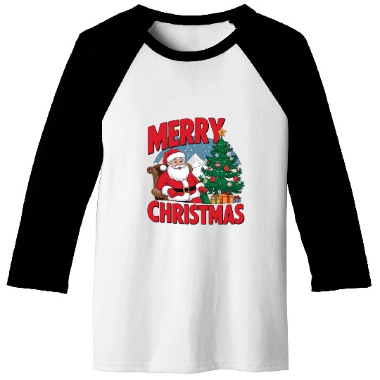 Christmas Crewneck Baseball Tees
