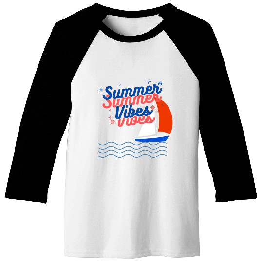 Summer Vibes Baseball Tees
