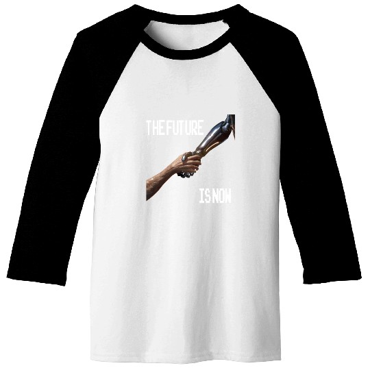 The Future is now Robot Robotic Science AI Baseball Tees