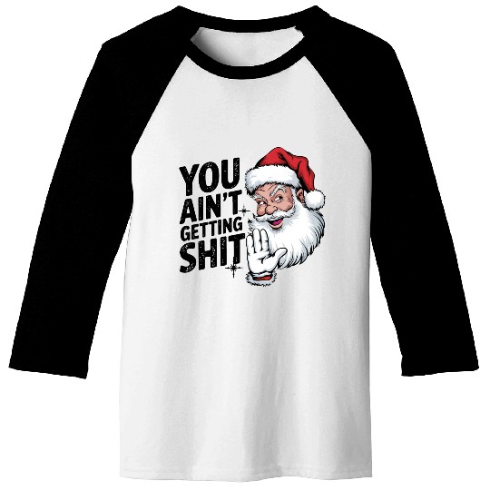 Santa Claus Christmas, Merry Christmas Baseball Tees