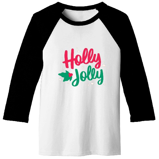 Christmas Holly Jolly Baseball Tees