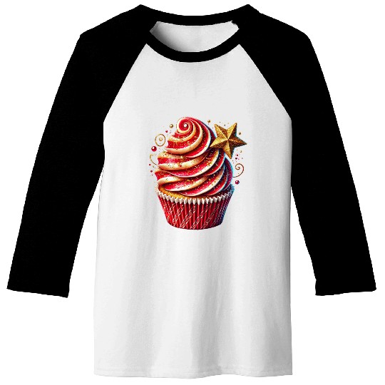 Christmas ice cream, Merry Christmas Baseball Tees