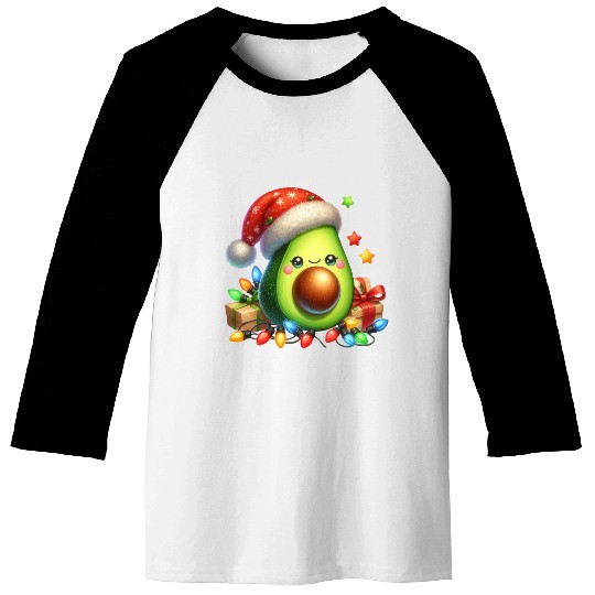 Christmas Avocado, Merry Christmas Baseball Tees