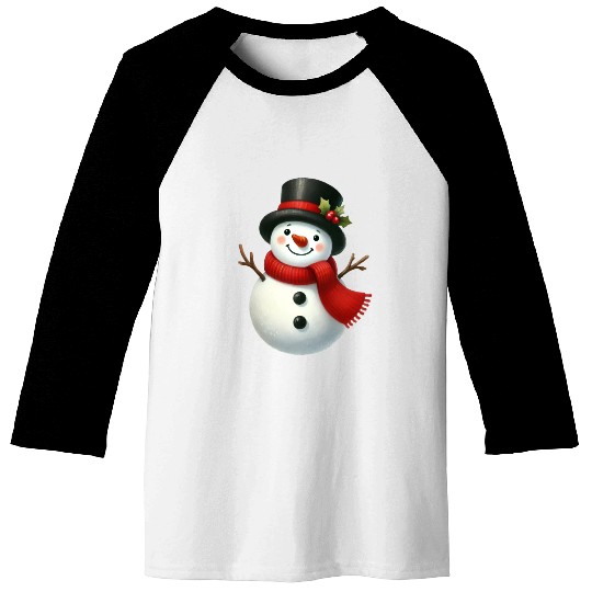 Snowman Christmas, Cute Christmas, Christmas Baseball Tees