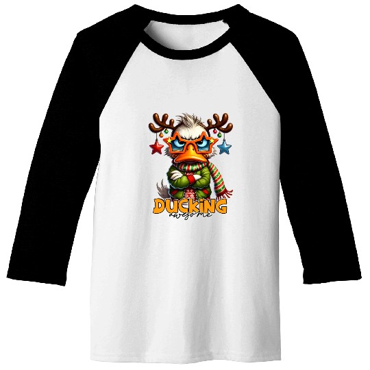 Duck Christmas, Merry Christmas Baseball Tees