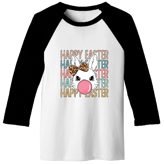Happy Easter Bunny, Easter Day Baseball Tees