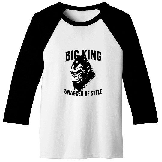 King Gorilla Swagger of Style Baseball Tees