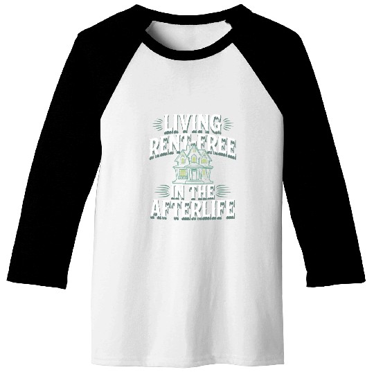 Paranormal Comedy Funny Ghost Humor Lighthearted Baseball Tees