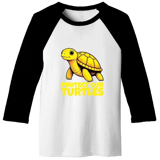 Cute Turtle Designs for Nature Fans Baseball Tees