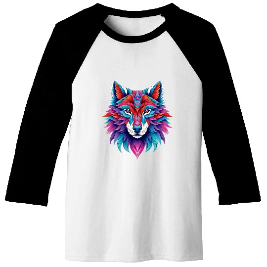 Wolf head 21 Baseball Tees