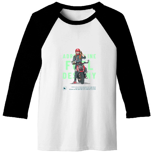 Adrenaline Fuel Destiny – Anime-Inspired Baseball Tees