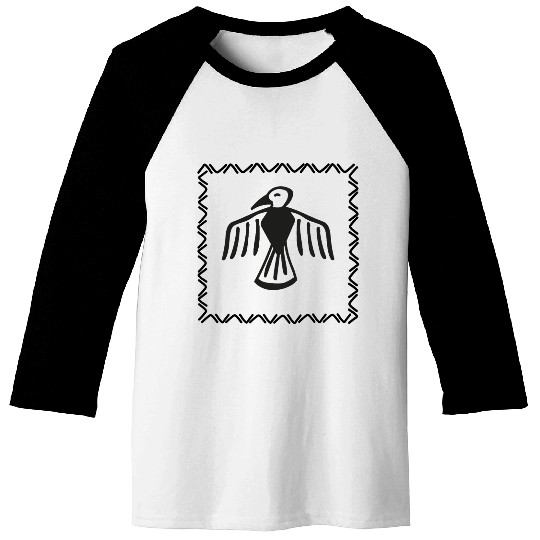 AZTEC BIRD funny free bird design Baseball Tees