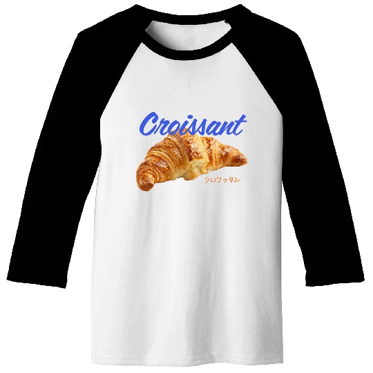 Croissant Lover Baseball Tees