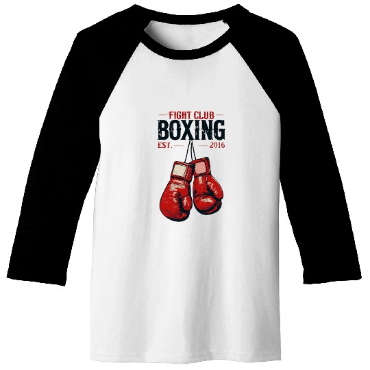 Fight Club Boxing Design Baseball Tees