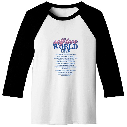 Selflove World Tour Baseball Tees
