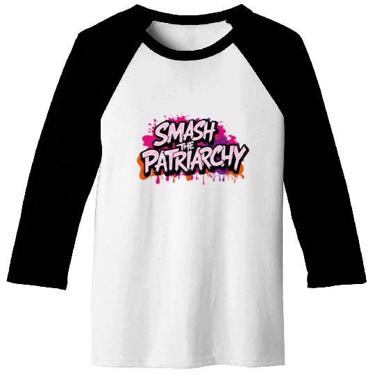 Smash The Patriarchy - International Womens Day Baseball Tees