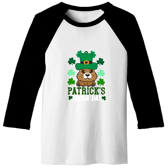 Patrick's day , irish day , capybara Baseball Tees