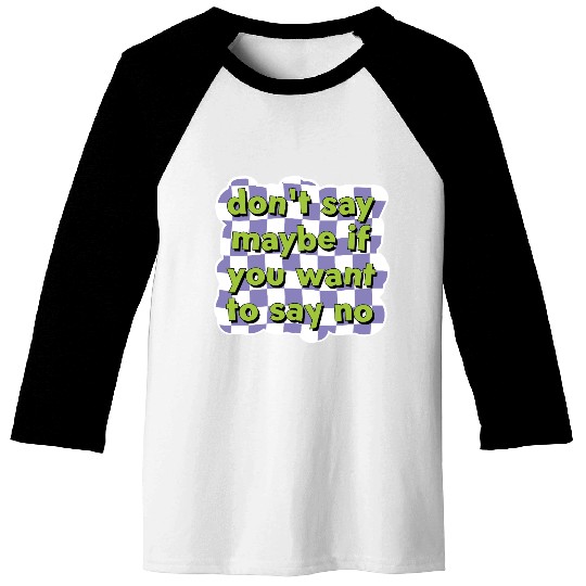 Assertive Choice Checkerboard Baseball Tees