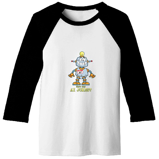 AI Jokes Baseball Tees