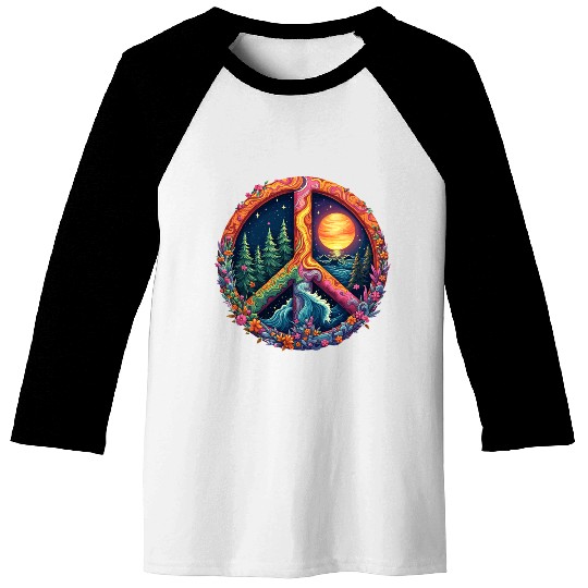 Peace on Earth Baseball Tees