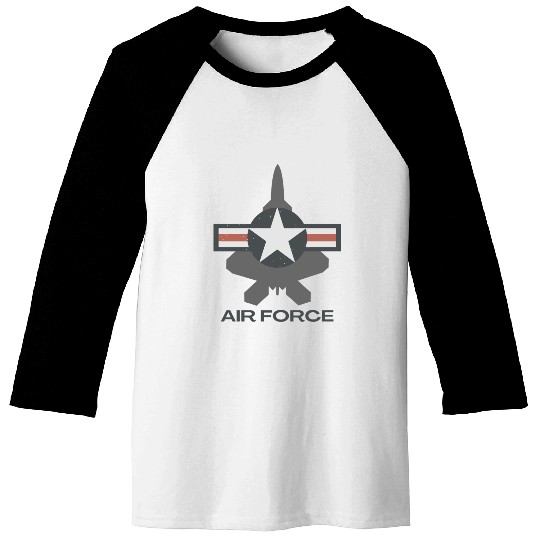 F-22 Raptor Patriotic Roundel Baseball Tees