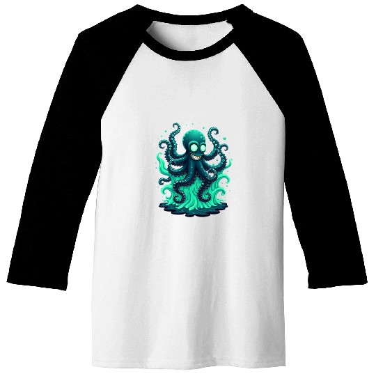 Octopus Baseball Tees