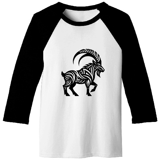 Wild Capricorn Tattoo Baseball Tees