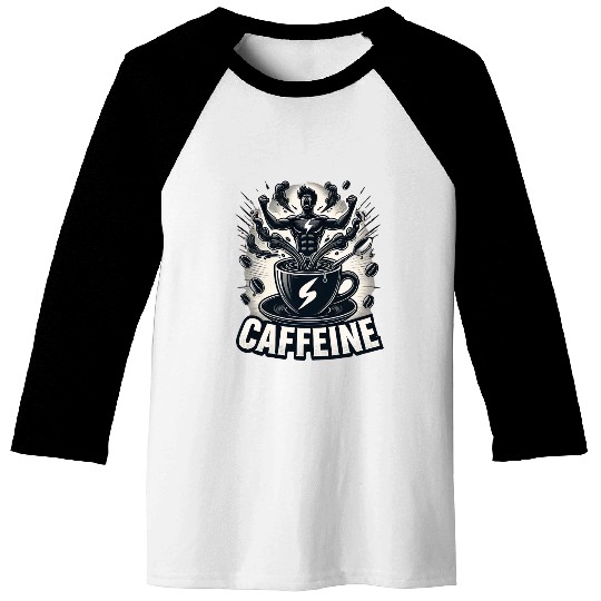 Caffeine Beast Baseball Tees