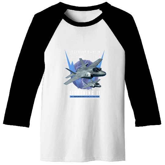 F-35 LightningIi 5Th Gen Stealth Fighter Baseball Tees