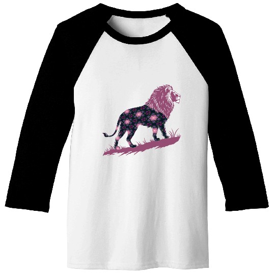 Star of David Pattern 20 Lion of Judah Baseball Tees