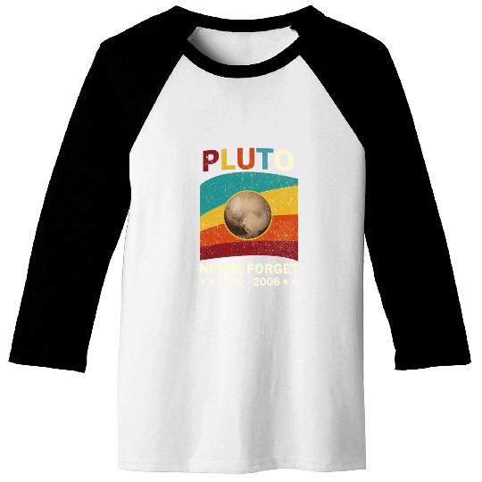 Pluto Never Forget Tribute 1930-2006 Baseball Tees