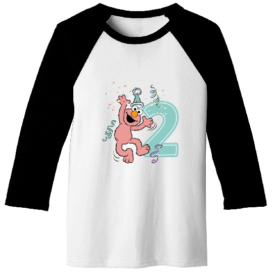 Sesame Street Birthday Design With Elmo Two Years Baseball Tees