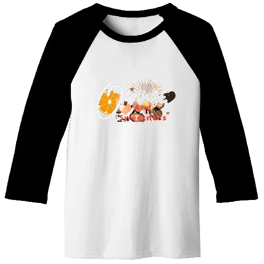 Orange and sweetness Baseball Tees