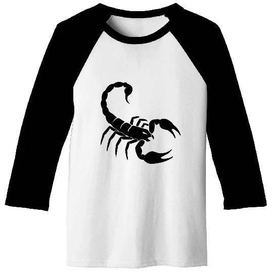 Bold Scorpion Vector Design – Tribal Wild Insect Baseball Tees