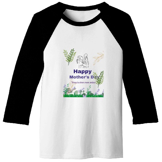 A Mother's Love - Mother's Day Greeting Baseball Tees