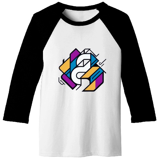 Abstract Motion – Color Pop Street Baseball Tees