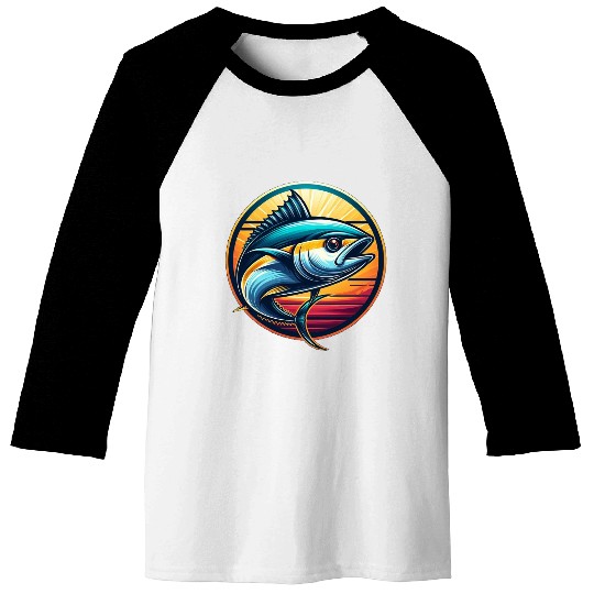 Yellowfin Tuna – Ocean Wanderer Baseball Tees