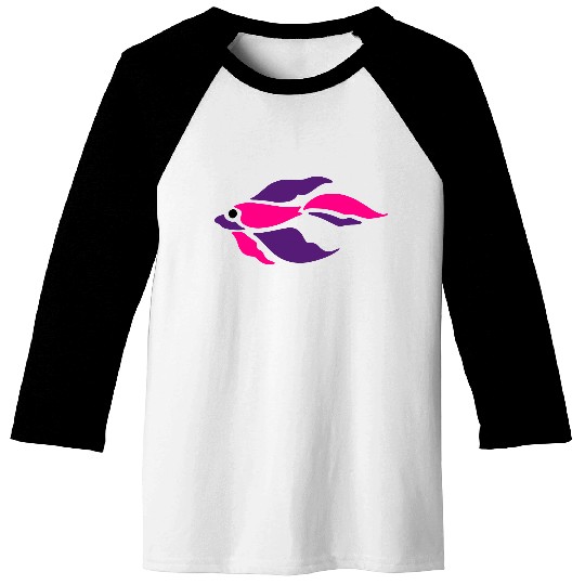 beta fish Baseball Tees
