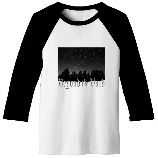 Starry Night Metal Black Baseball Tees