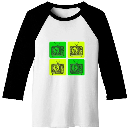 Retro TV - Vintage Classic Baseball Tees